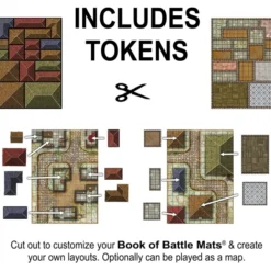 Giant Book of Battle Mats - Streets, Sewers & Cemeteries