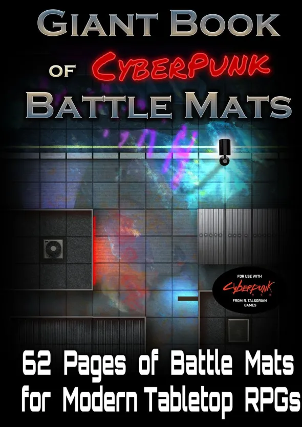 Giant Book of CyberPunk Battle Mats