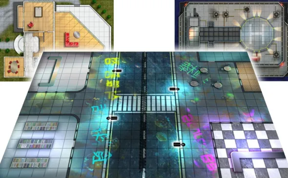 Giant Book of CyberPunk Battle Mats