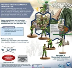 G.I. JOE Heroscape: Greenshirts & Battle Copter Common Army Expansion