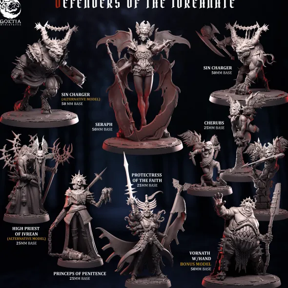 Goetia Miniatures - Defenders of the Ivreanate - Set Complet