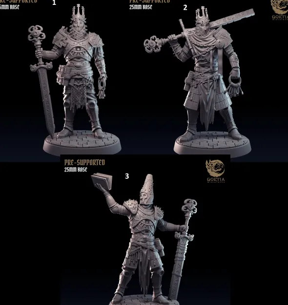 Goetia Miniatures - Keepers of the Keys - Manieurs de Lames