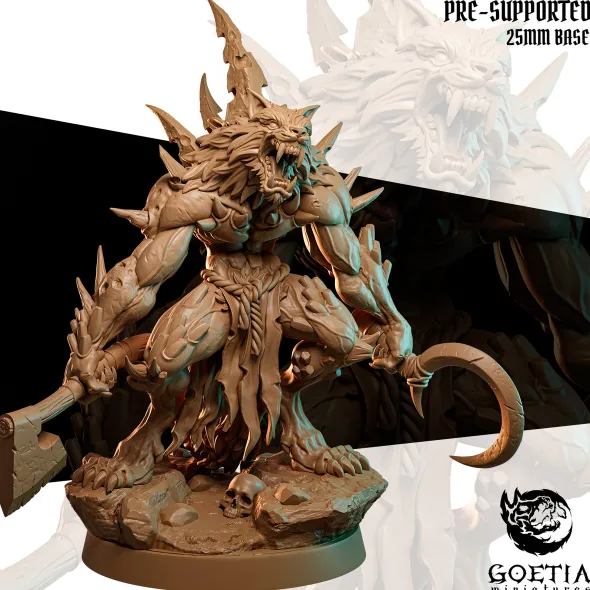 Goetia Miniatures - Loup-garou Corrompu