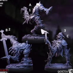 Goetia Miniatures - Pillars of Darkness - Restes de Guerriers