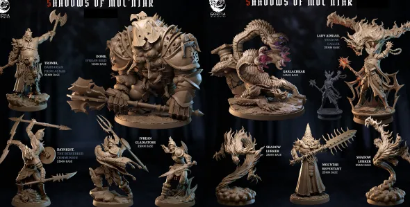 Goetia Miniatures - Shadows of Mol'ntar - Set Complet