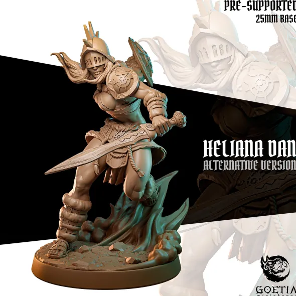 Goetia Miniatures - Shadows of Mol'ntar - Heliana Dan