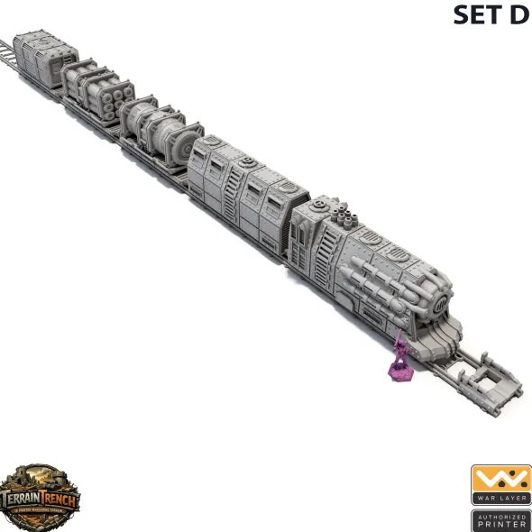 Gothic Sci-Fi Cargo Train