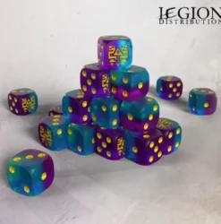 Grimdark Future - Saurian Starhost Premium Resin 16mm Dice Set (20)