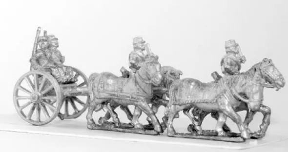 Guerre Franco-Prussienne - Avant-Train d'Artillerie à Cheval Français