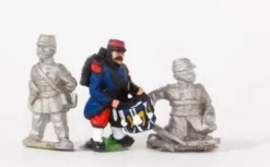 Guerre Franco-Prussienne - Officiers et Tambours de l'Infanterie Française