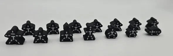 Halloween set - Carcassonne Big Box Meeples