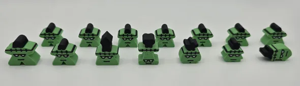 Halloween set - Carcassonne Big Box Meeples