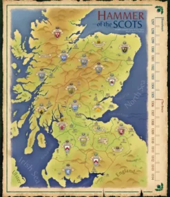 Hammer of the Scots - Deluxe Neoprene Map