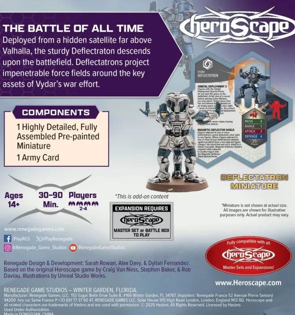 Heroscape: Deflectatron Miniature