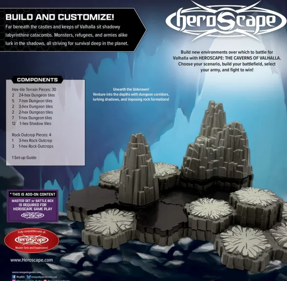 Heroscape: The Caverns of Valhalla Terrain Expansion