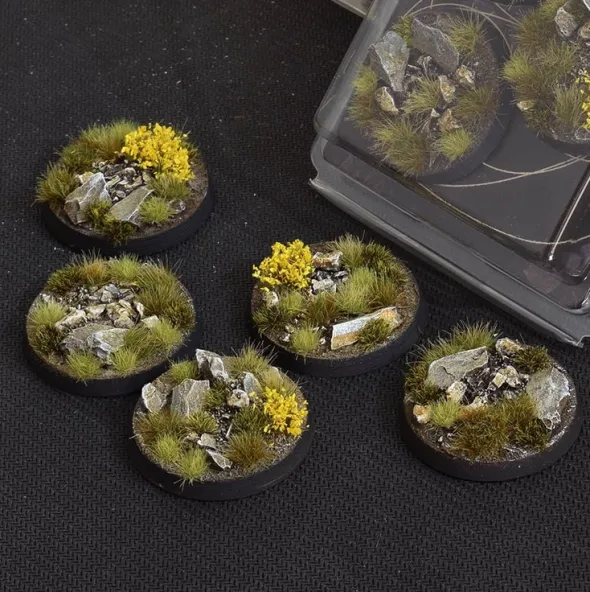 Highland Bases, Round 40mm (x5)