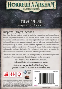 Horreur à Arkham : Le Jeu de Cartes - Film Fatal