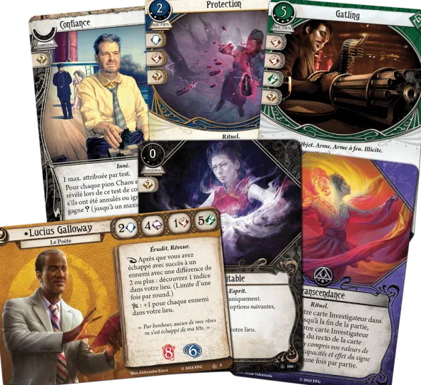 Horreur à Arkham : Le Jeu de Cartes - La Cité Engloutie (Investigateurs)
