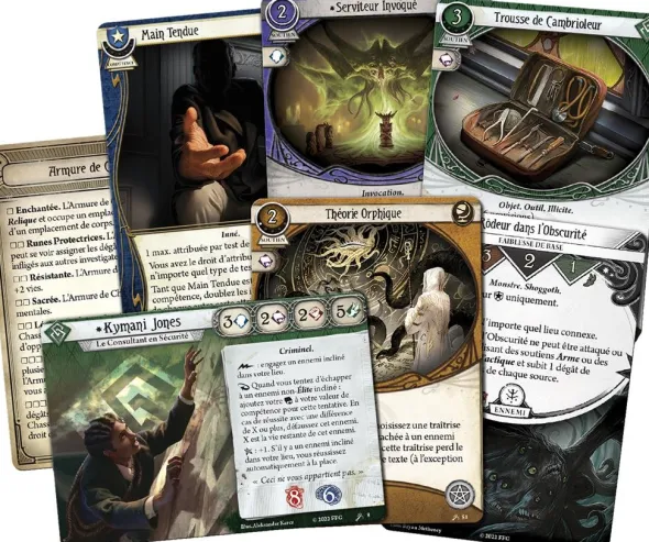 Horreur à Arkham : Le Jeu de Cartes - Les Clefs Écarlates - (Investigateurs)