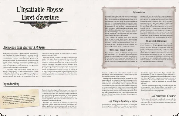 Horreur à Arkham : Le Jeu de Rôle - L'Insatiable Abysse