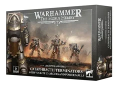 Horus Heresy : Legiones Astartes - Terminators Cataphractii avec Chargeurs Volkites et Masses Énergétiques