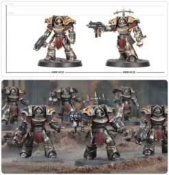 Horus Heresy : Legiones Astartes - Terminators Cataphractii avec Combi-bolters et Gantelets Énergétiques