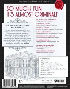 How To Host A Murder: Watersdown Affair