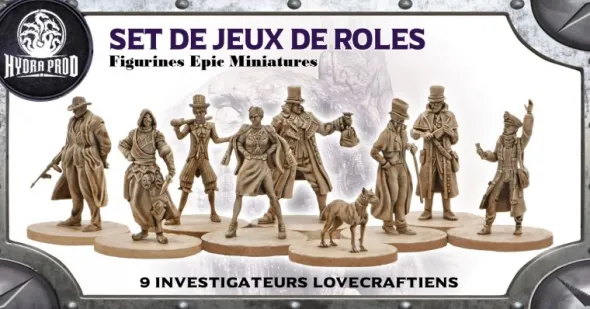 Hydra Production - 9 Investigateurs Lovecraftien