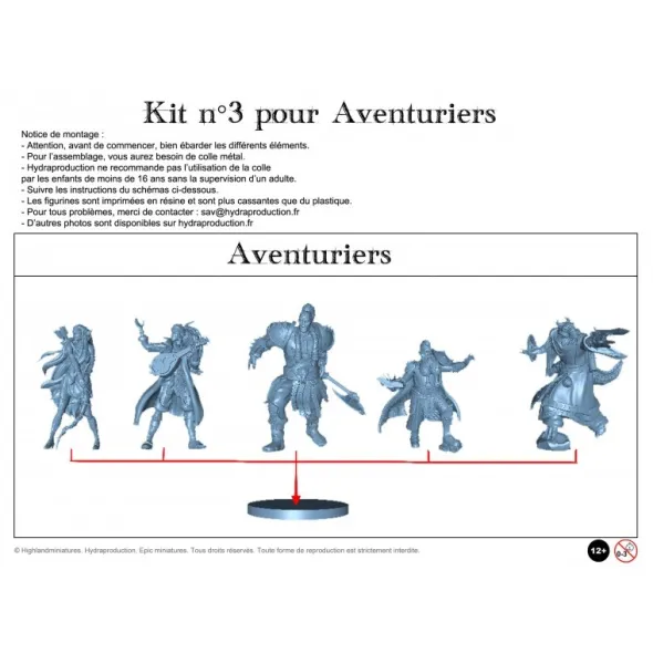 Hydra Production - Kit n°3 pour Aventuriers