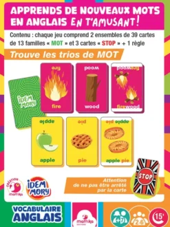 Idem Mory - Vocabulaire Anglais
