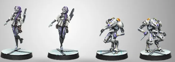 Infinity - Aleph : Danavas Hacker & Karkata Remote Ancillary Unit (Knife Breaker Pistol)