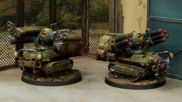 Infinity - Ariadna - Traktor Muls. Regiment of Artillery and Support