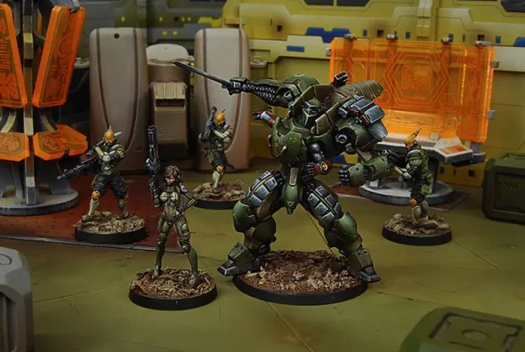 Infinity - Mercenaries - Anaconda, Mercenary TAG Squadron