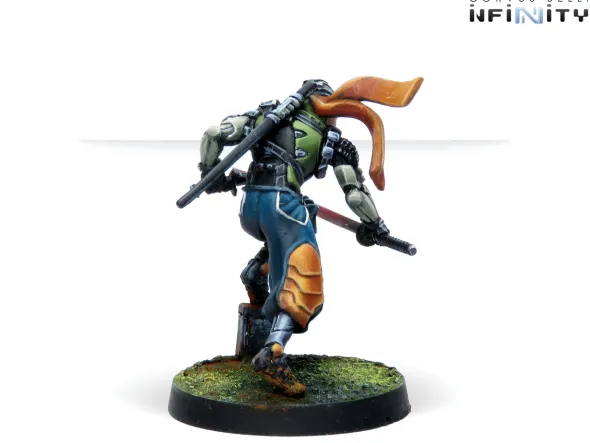 Infinity - NA2 - Saito Tōgan, Mercenary Ninja (Combi Rifle)