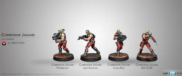 Infinity - Nomads - Corregidor Jaguars