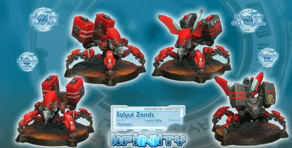 Infinity - Nomads - Salyut Zonds (EVO Repeater, Combi Rifle)