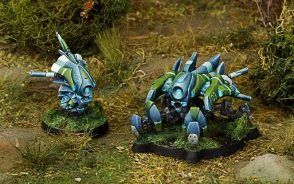 Infinity - PanOceania - Armbots: Peacemaker & Auxbot