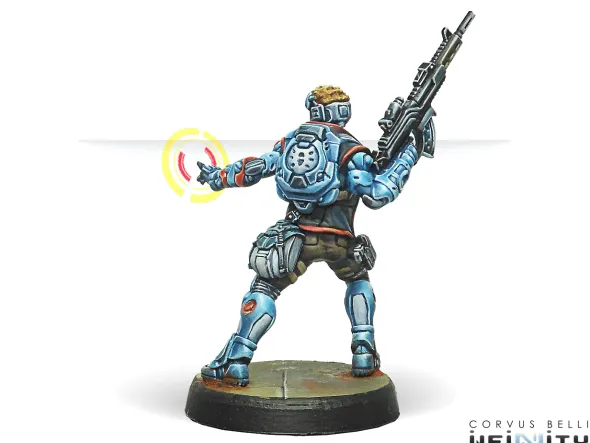 Infinity - PanOceania - Locust, Clandestine Action Team (Hacker)
