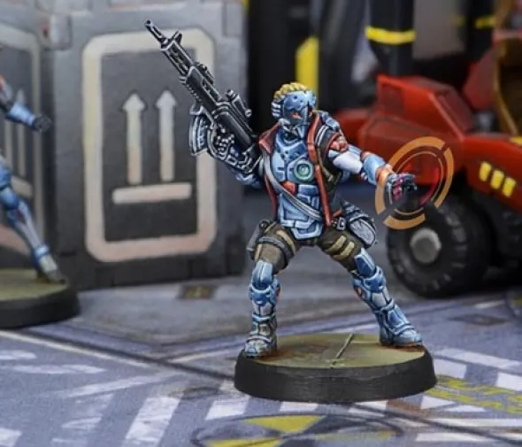 Infinity - PanOceania - Locust, Clandestine Action Team (Hacker)