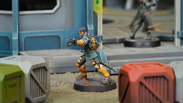 Infinity - Yu Jing - Kǎnrèn Counter-insurgency Group (Boarding Shotgun, Chain-Colt)