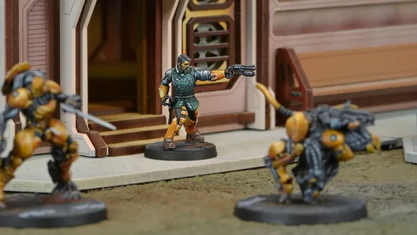 Infinity - Yu Jing - Kǎnrèn Counter-insurgency Group (Boarding Shotgun, Chain-Colt)