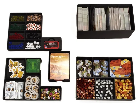 Insert compatible avec Terraforming Mars: Expédition Arès et trois extensions
