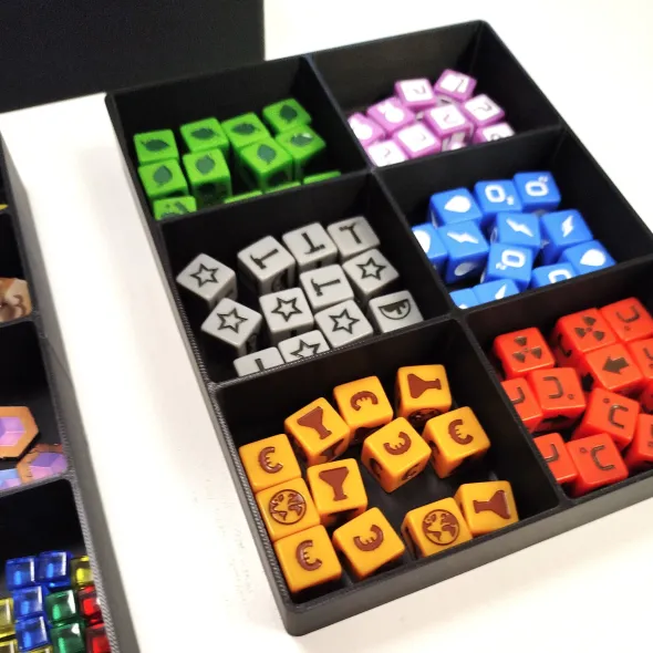Insert compatible avec Terraforming Mars - Le Jeu de Dés + Extension Missions