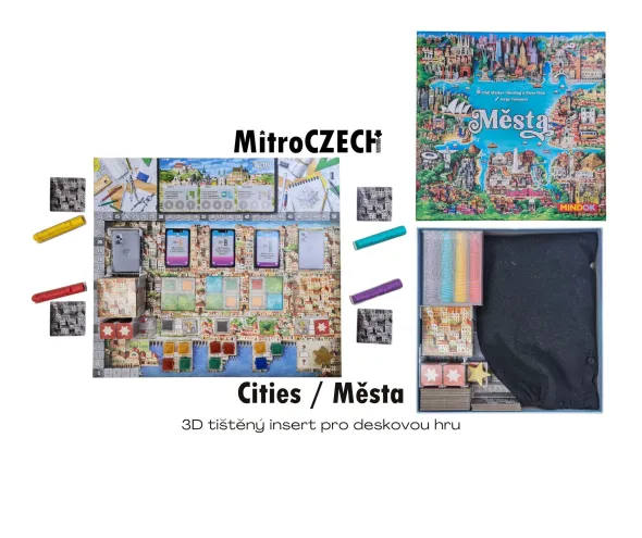 Insert 3D compatible avec le jeu Cities