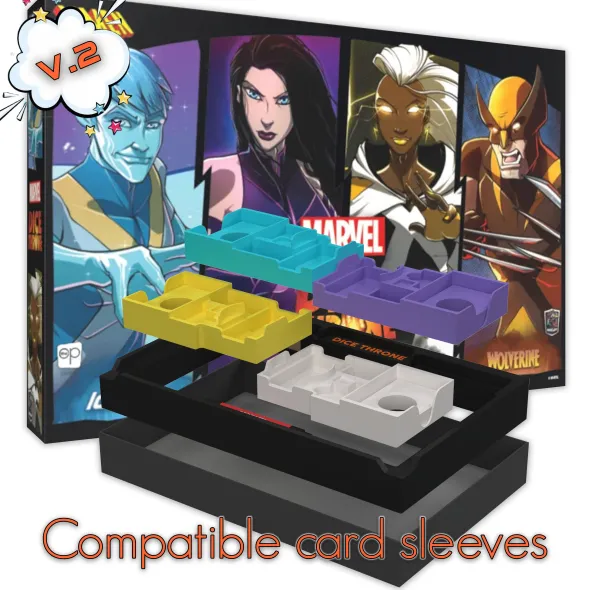 Insert pour Dice Throne Marvel 3 - v2