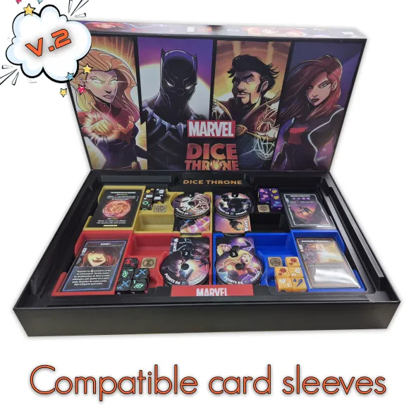 Insert pour Dice Throne Marvel - v2