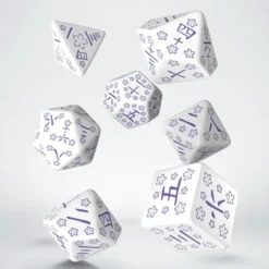 Japanese Dice Set - Blue Star Lotus