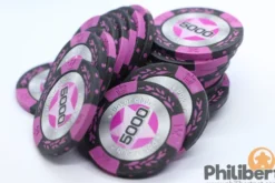 20 Jetons de poker Crown - Marqué 5000