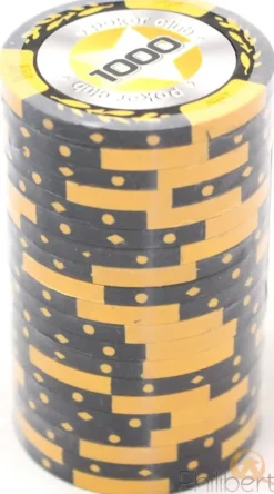 20 Jetons de poker Crown - Marqué 1 000