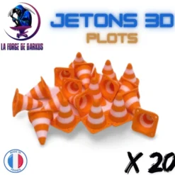 Jetons 3D Plots (20 pièces)